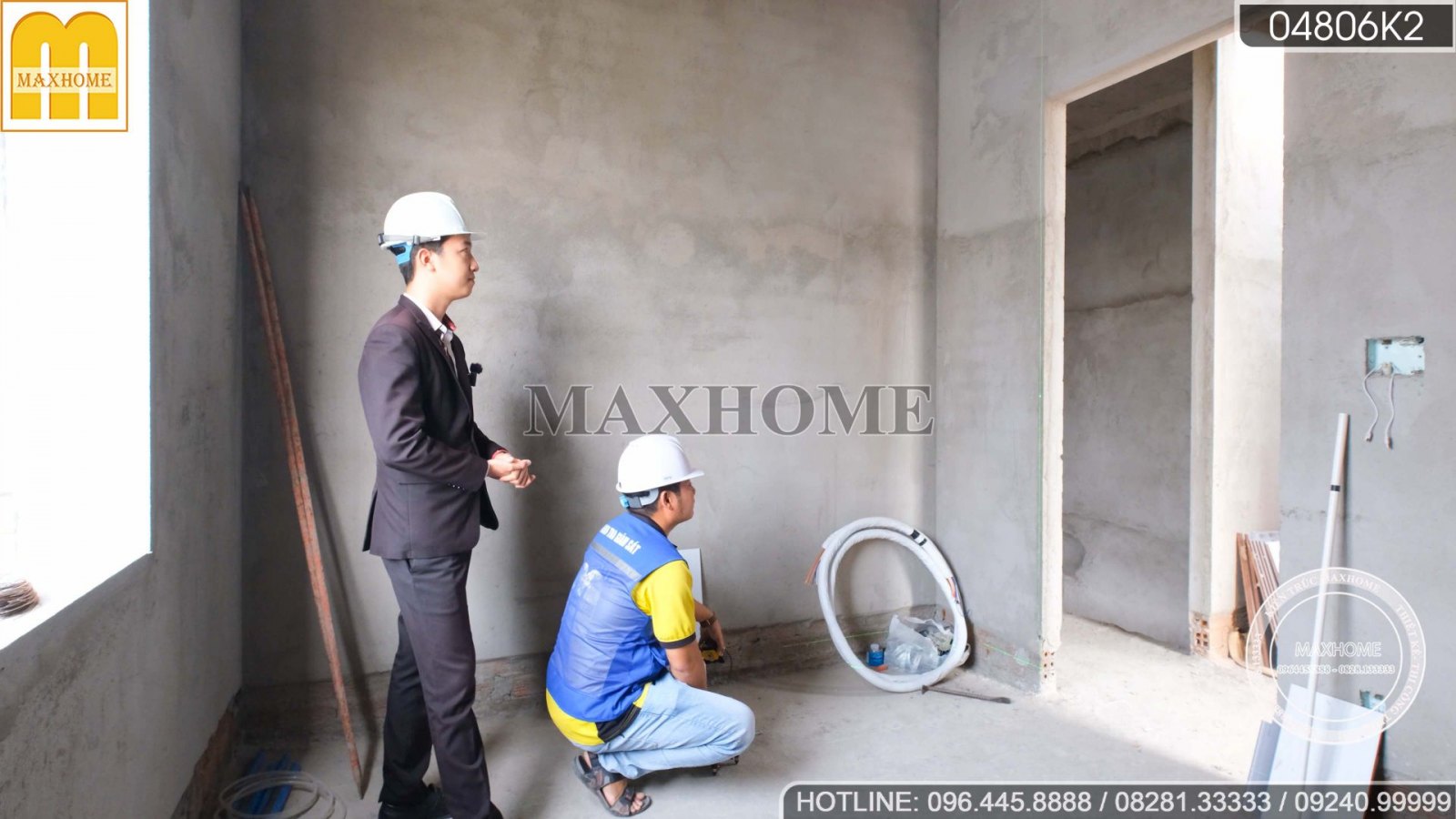 Cùng thanh tra Maxhome kiểm tra chất lượng phần thô nhà phố | MH02810