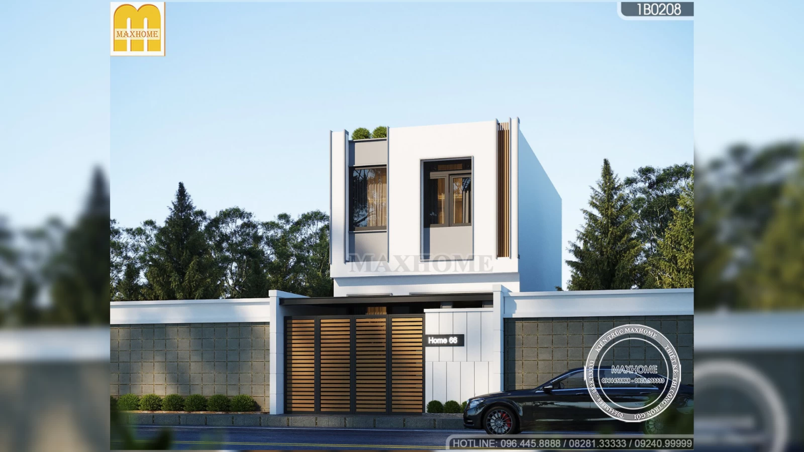 Mẫu nhà hiện đại 2 tầng đẹp tinh tế, tiện nghi, CHI PHÍ RẺ BẤT NGỜ | MH02962