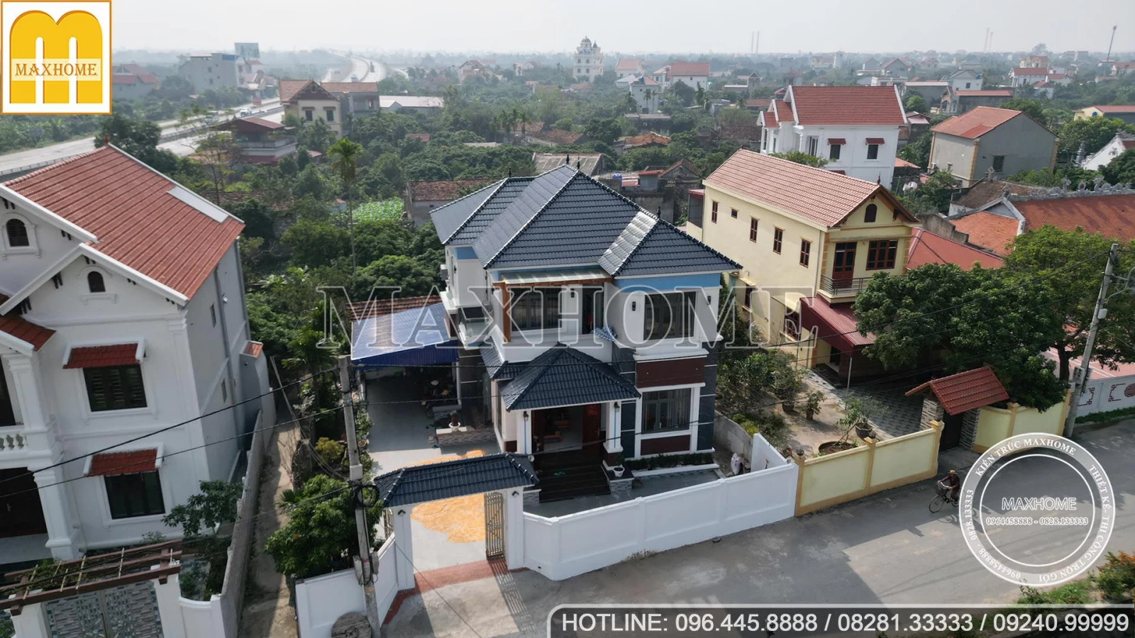 Maxhome thi công hoàn thiện nhà 2 tầng SIÊU ĐẸP tại Hưng Yên | MH02899