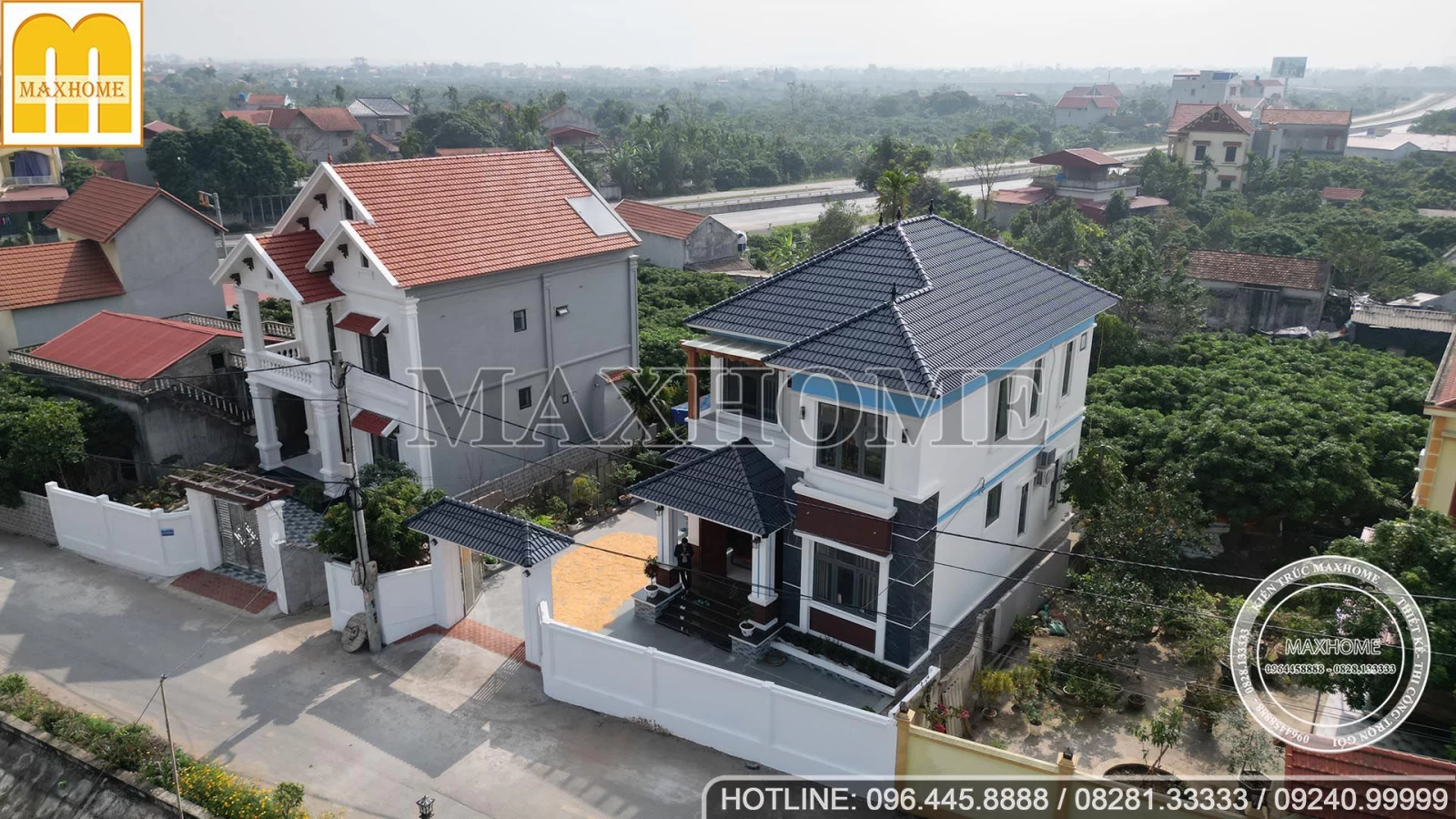 Maxhome thi công hoàn thiện nhà 2 tầng SIÊU ĐẸP tại Hưng Yên | MH02899