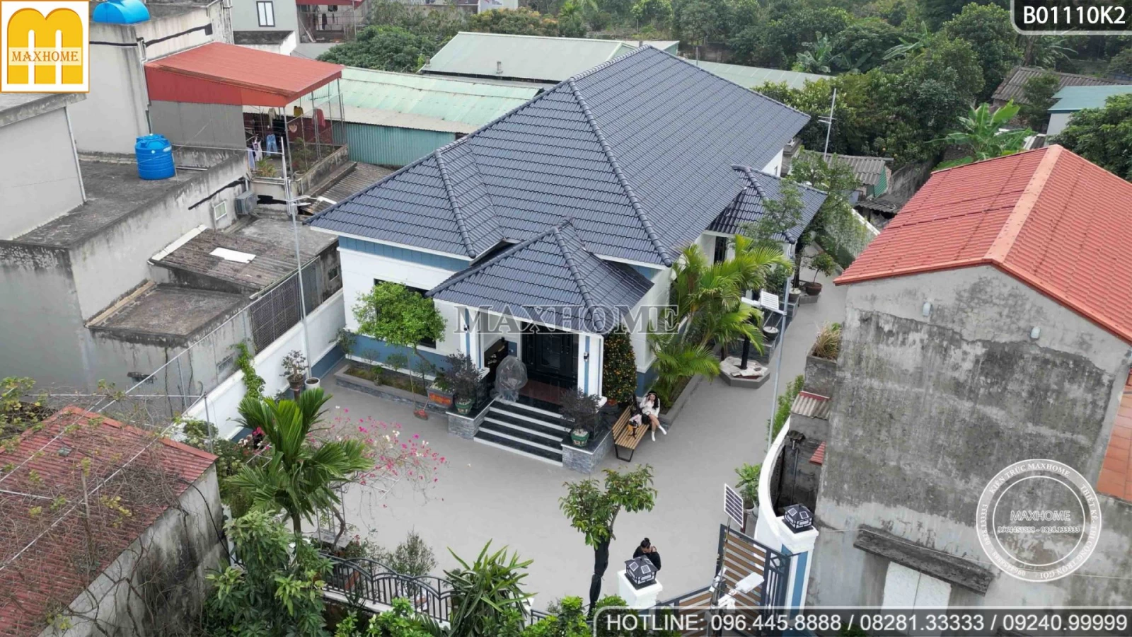 Thi công trọn gói nhà ở 1 tầng 145m2 rẻ, đẹp bất ngờ tại Thái Bình | MH02883