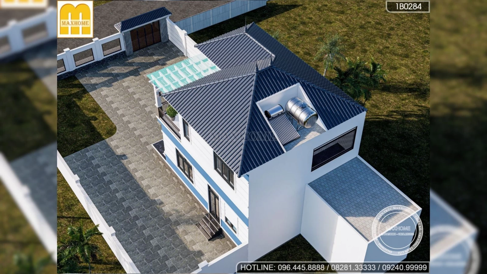 Mẫu nhà mái Nhật 2 tầng hiện đại, đẹp mê mà chi phí quá rẻ | MH02984
