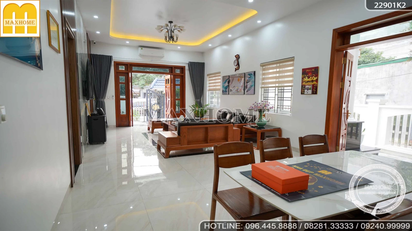 Ngắm nhìn trọn bộ nội thất hiện đại, sang trọng cho ngôi nhà vườn mái Thái | MH03015