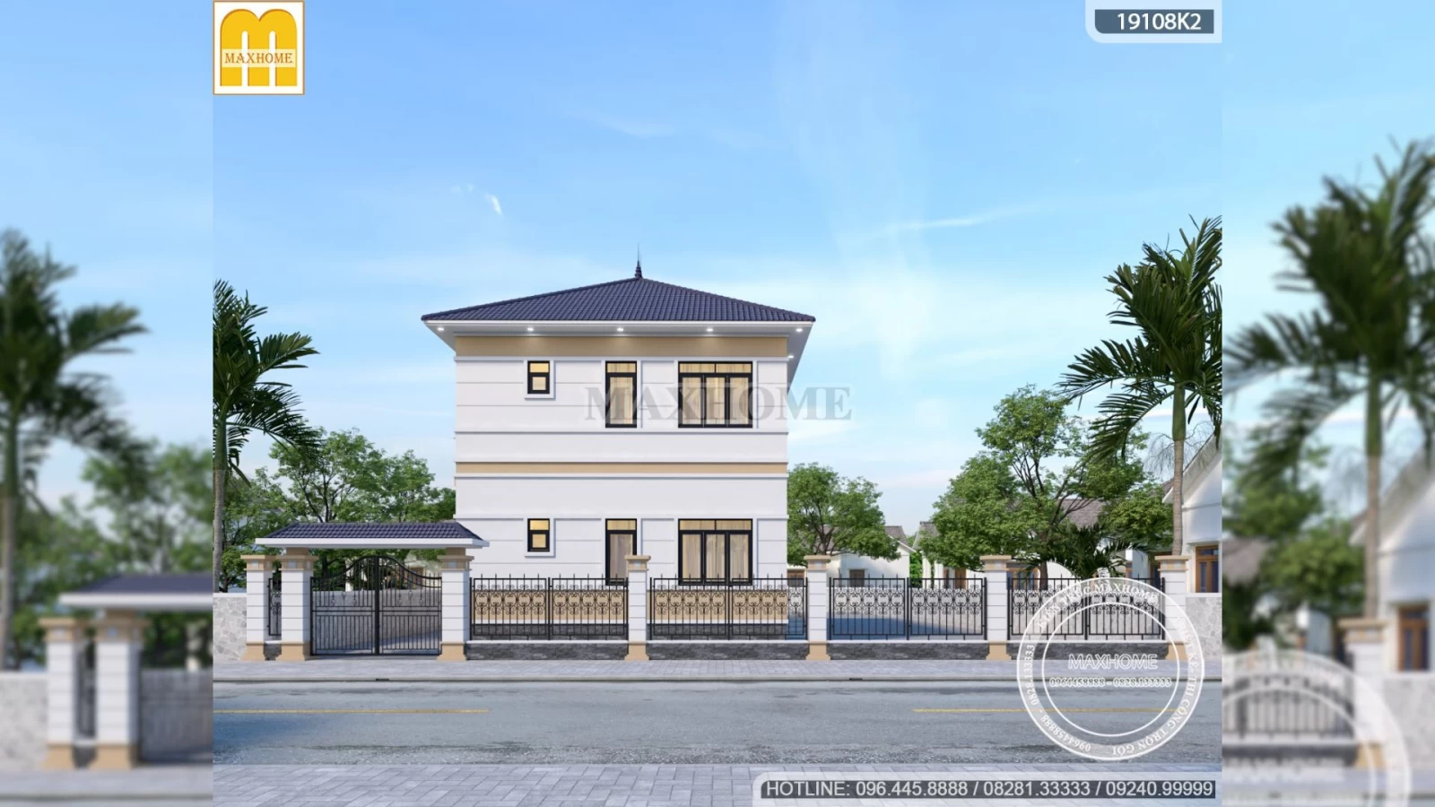 Nhà 2 tầng 5 phòng ngủ sở hữu hệ mái Nhật khang trang | MH01851