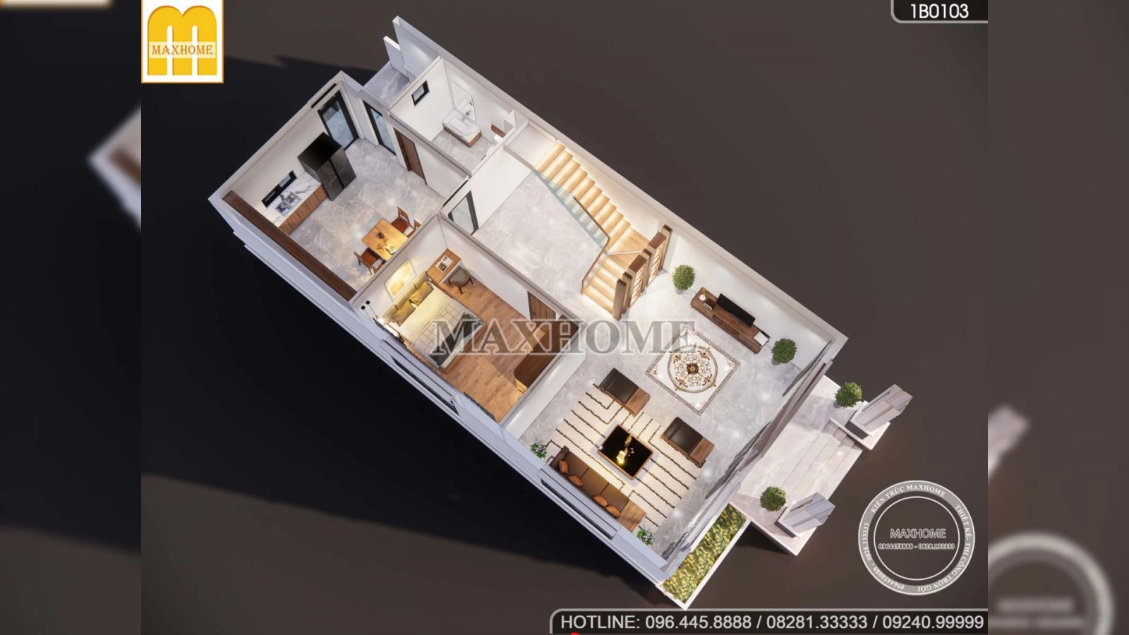 Bán bản vẽ mẫu thiết kế nhà 2 tầng mái Nhật ngói đỏ giá rẻ | MH03042