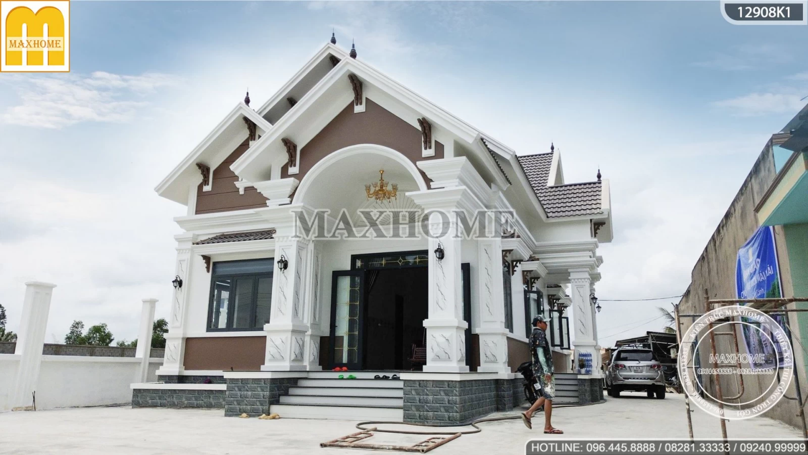 Bàn giao nhà cấp 4 mái Thái SIÊU ĐẸP do Maxhome thi công trọn gói tại Long An | MH02368