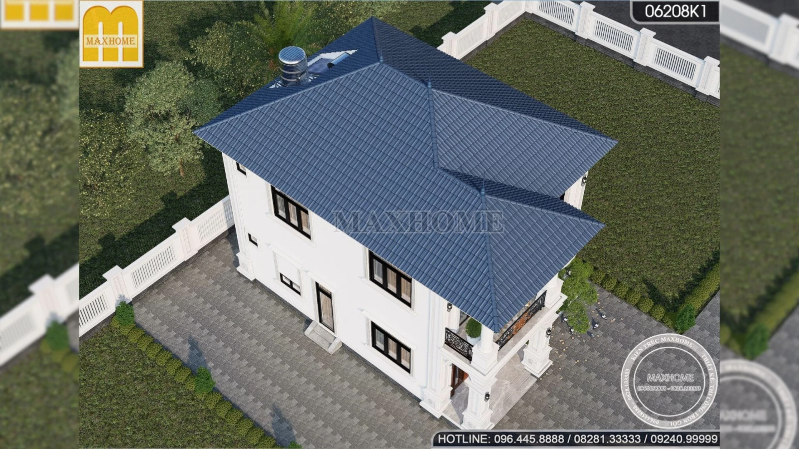 Nhà mái Nhật 2 tầng sang trọng được thiết kế công năng tiện ích | MH02413