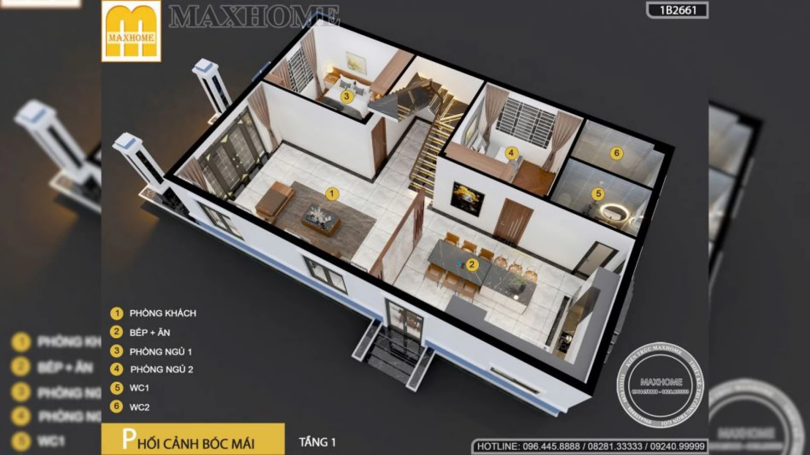 Bản vẽ nhà 2 tầng mái Nhật 2025 đẹp tiết kiệm chi phí tối đa | MH04751