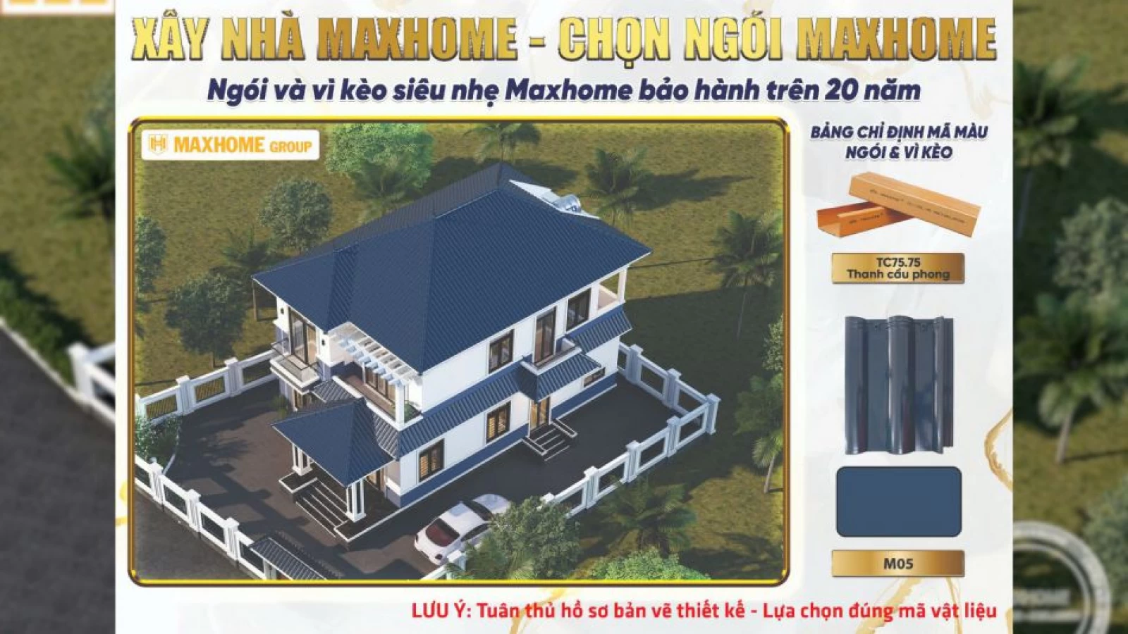 Bản vẽ nhà 2 tầng mái Nhật 2025 đẹp tiết kiệm chi phí tối đa | MH04751