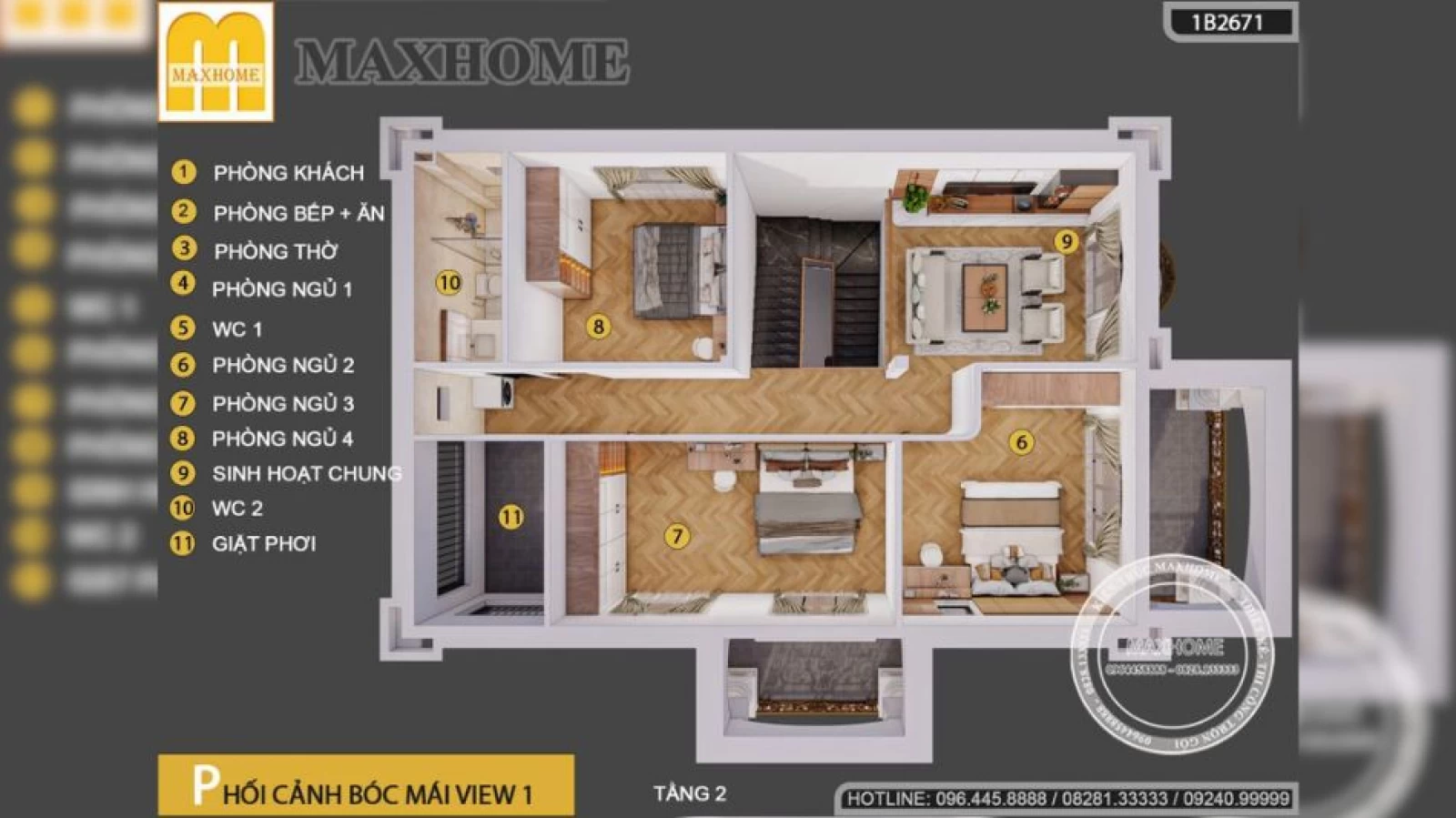 Biệt thự tân cổ điển 2 tầng mái Nhật đẹp sang trọng mê đắm mọi ánh nhìn | MH04803