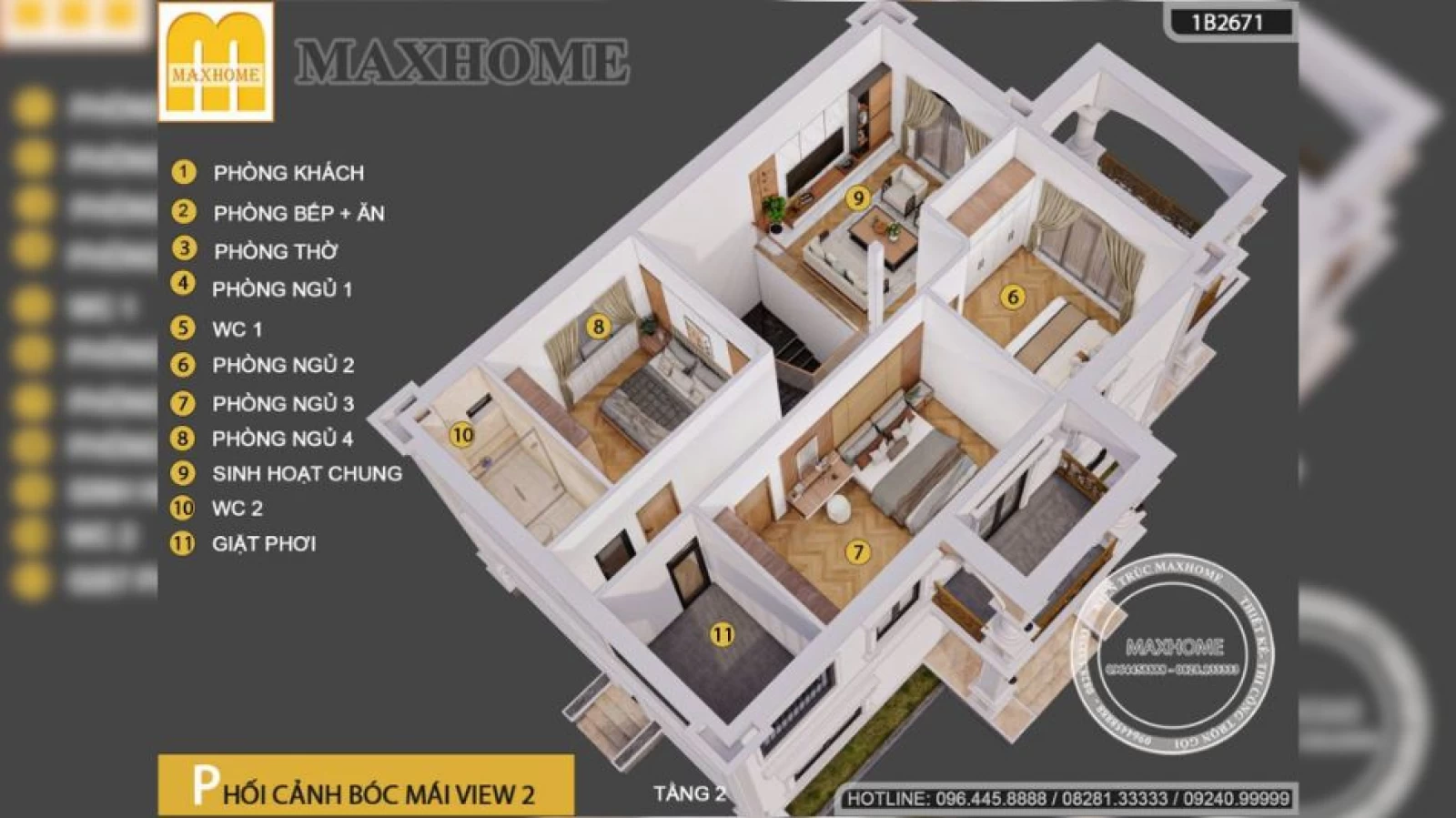 Biệt thự tân cổ điển 2 tầng mái Nhật đẹp sang trọng mê đắm mọi ánh nhìn | MH04803