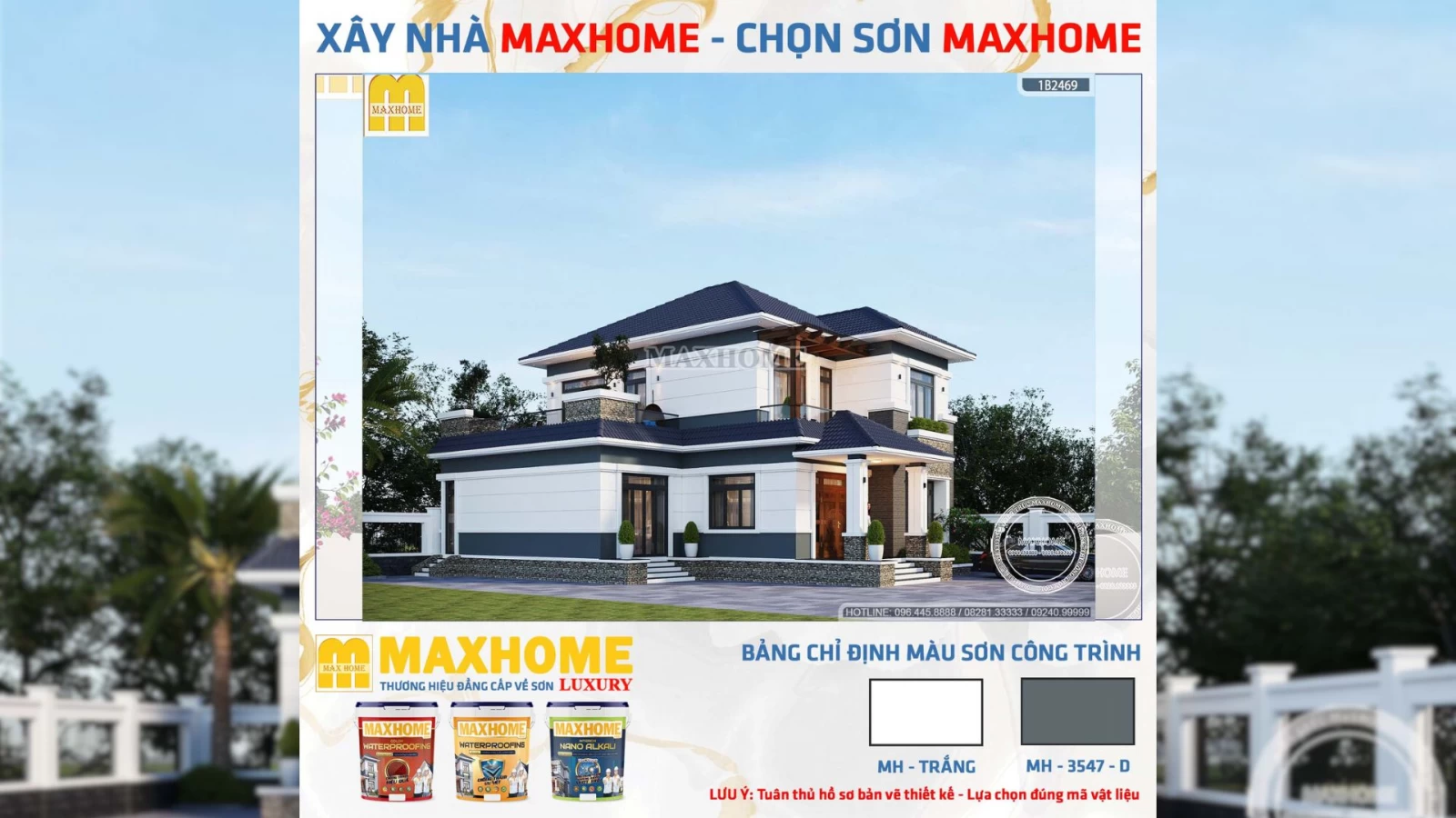 Chiêm ngưỡng vẻ đẹp sang trọng, thanh lịch của nhà 2 tầng mái Nhật 5 phòng ngủ | MH04765