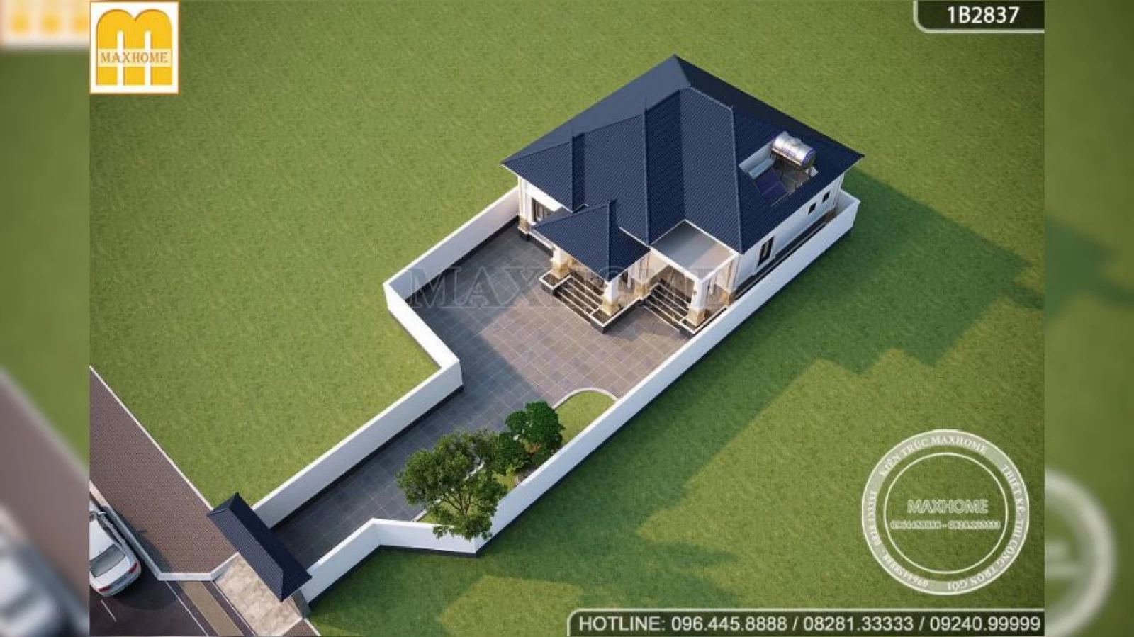 Cực phẩm nhà cấp 4 mái Nhật tân cổ điển đẹp xuất sắc khiến ai cũng phải trầm trồ | MH04831