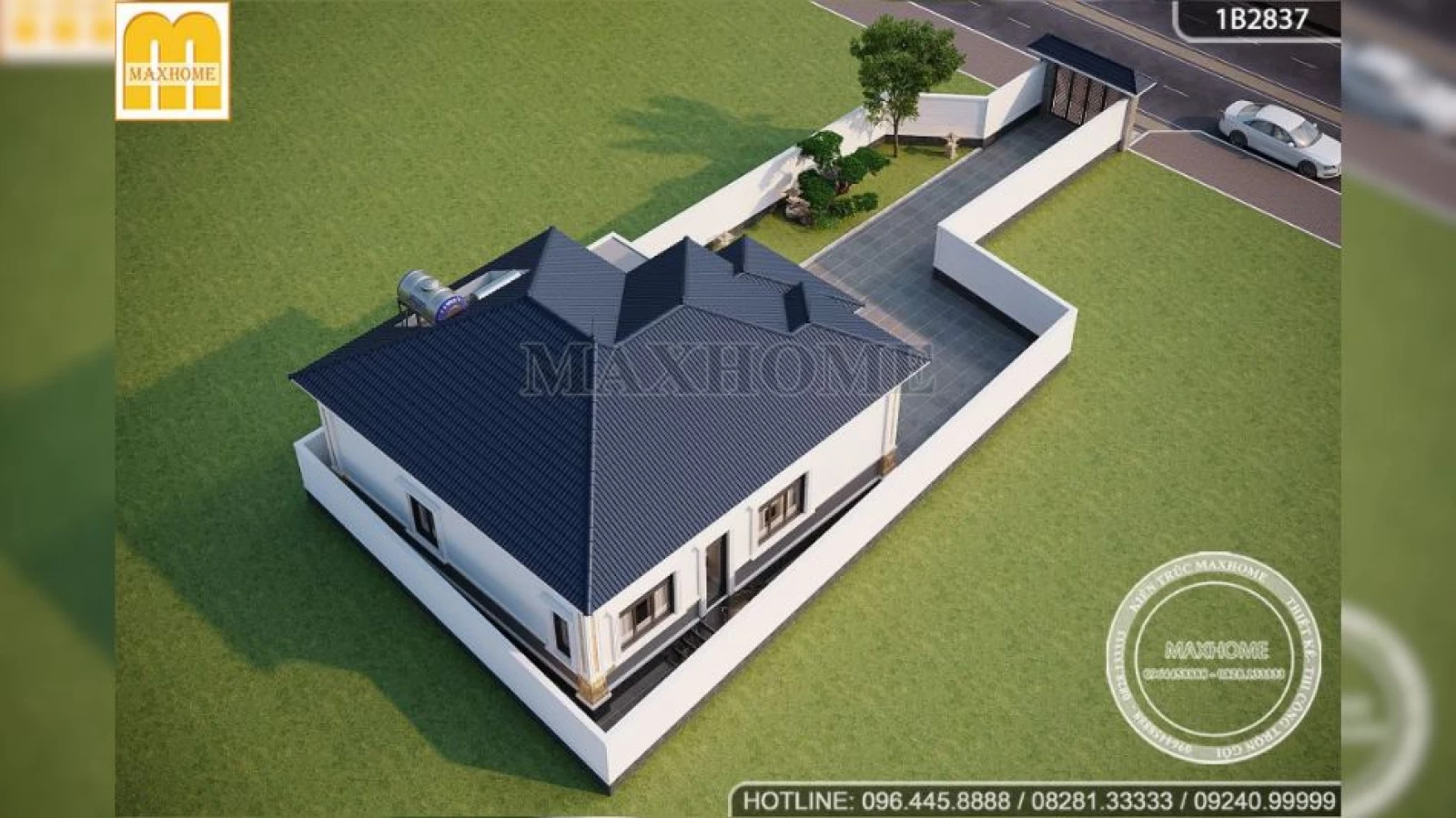 Cực phẩm nhà cấp 4 mái Nhật tân cổ điển đẹp xuất sắc khiến ai cũng phải trầm trồ | MH04831