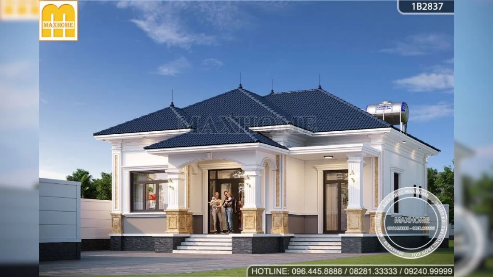 Cực phẩm nhà cấp 4 mái Nhật tân cổ điển đẹp xuất sắc khiến ai cũng phải trầm trồ | MH04831