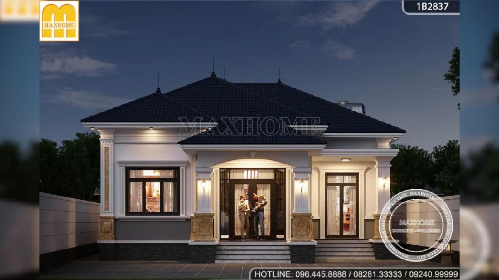 Cực phẩm nhà cấp 4 mái Nhật tân cổ điển đẹp xuất sắc khiến ai cũng phải trầm trồ | MH04831