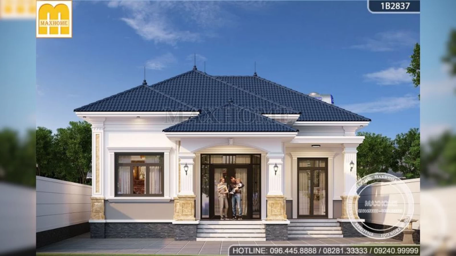Cực phẩm nhà cấp 4 mái Nhật tân cổ điển đẹp xuất sắc khiến ai cũng phải trầm trồ | MH04831