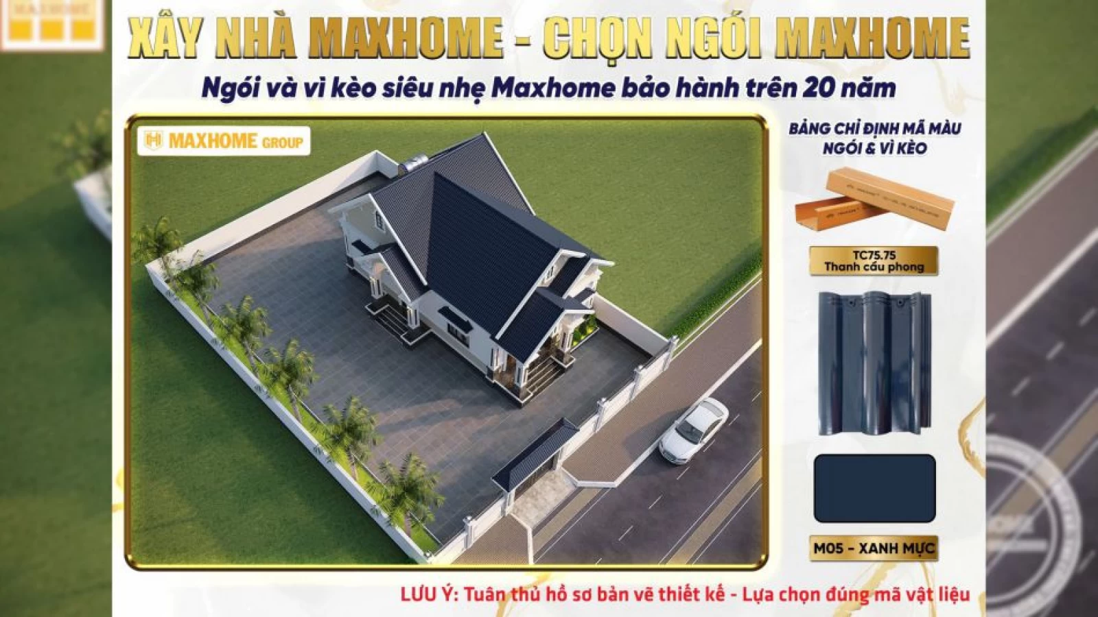 Khám phá mẫu nhà cấp 4 không có bếp mà vẫn đầy đủ tiện nghi cho cả gia đình | MH04775