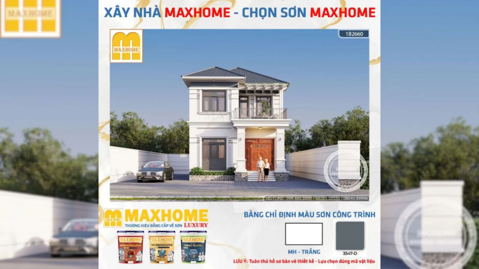 Mẫu thiết kế nhà 2 tầng 1.5 tỷ trắng đẹp tinh khôi, ai cũng say đắm | MH04836