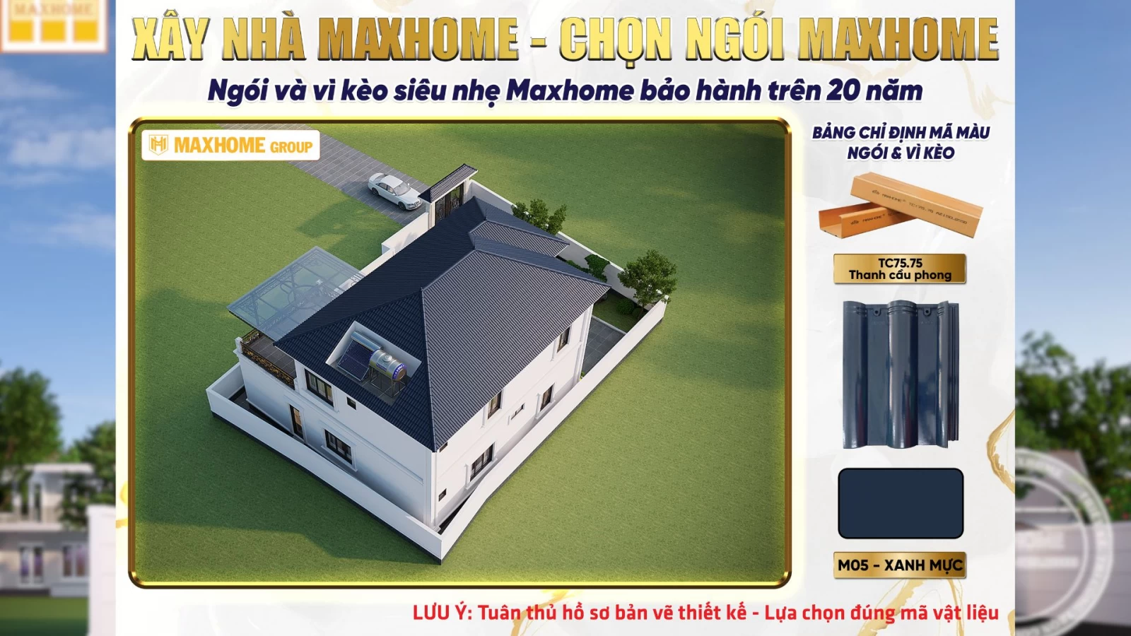 Ngắm nhìn vẻ đẹp sang trọng, cuốn hút của ngôi nhà 2 tầng mái Nhật tân cổ tại Bắc Giang | MH04771