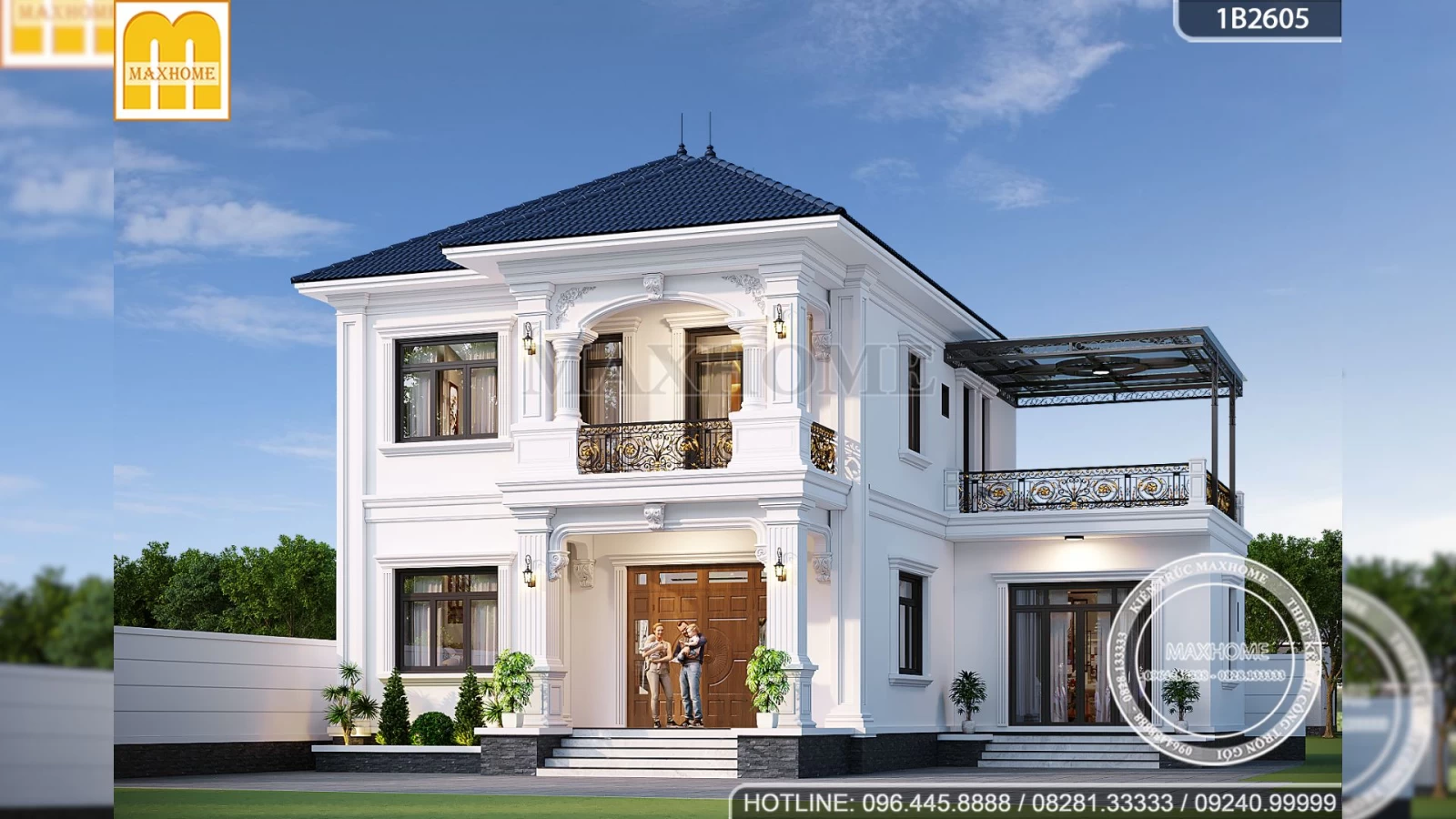 Ngắm nhìn vẻ đẹp sang trọng, cuốn hút của ngôi nhà 2 tầng mái Nhật tân cổ tại Bắc Giang | MH04771