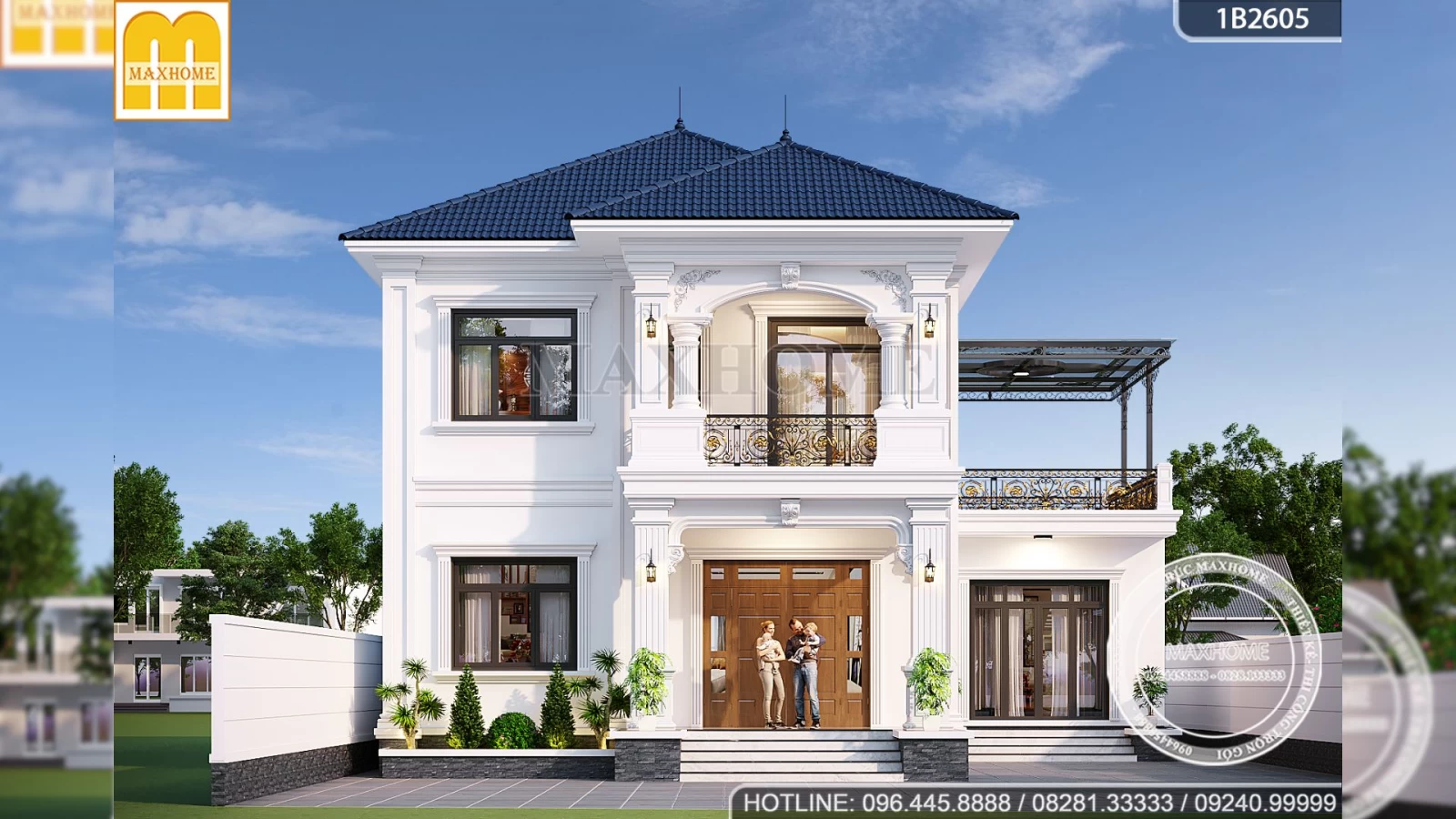 Ngắm nhìn vẻ đẹp sang trọng, cuốn hút của ngôi nhà 2 tầng mái Nhật tân cổ tại Bắc Giang | MH04771