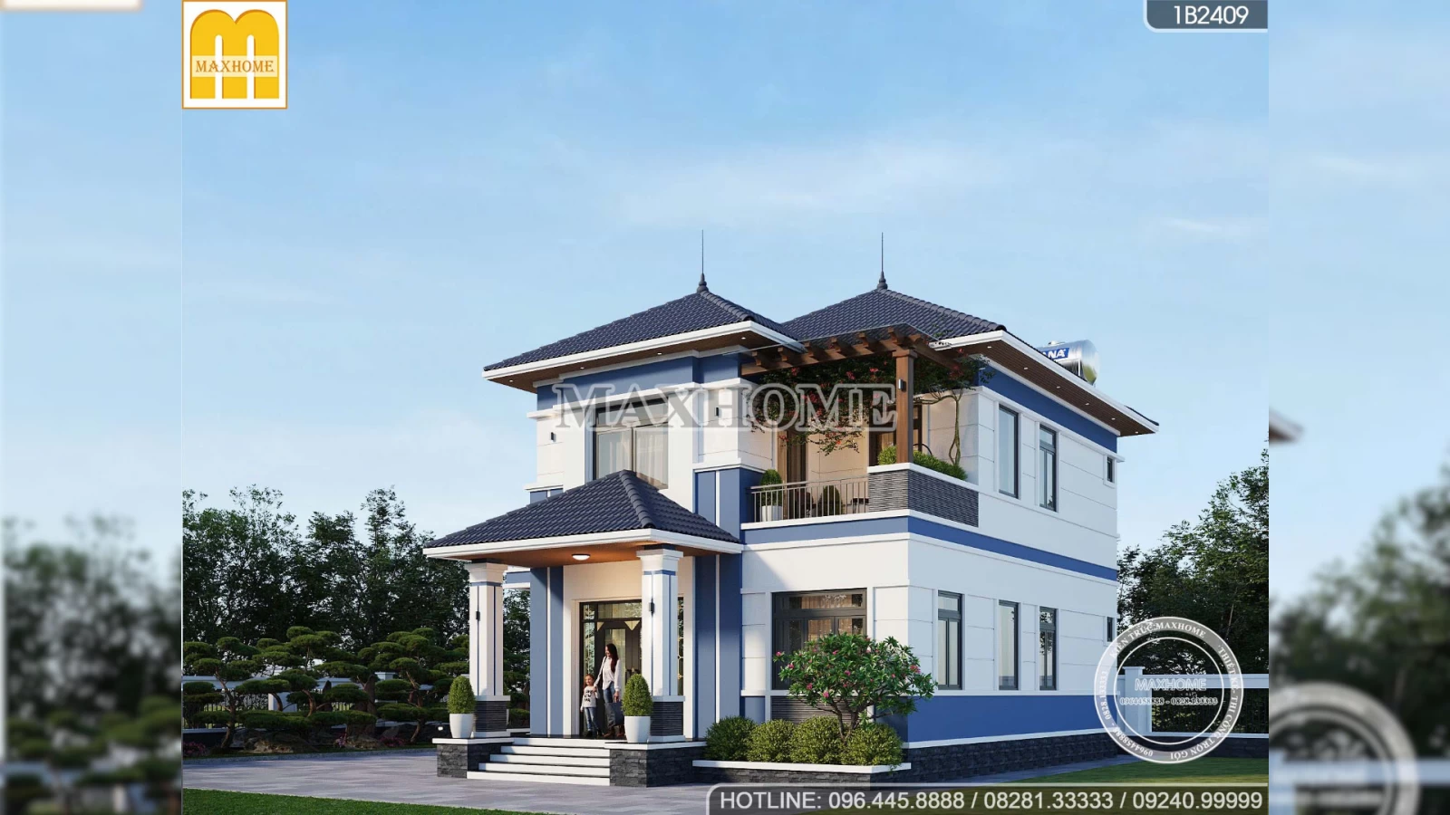 Nhà 2 tầng mái Nhật đẹp mê tại Hải Dương – Ai nhìn cũng muốn xây! | MH04779