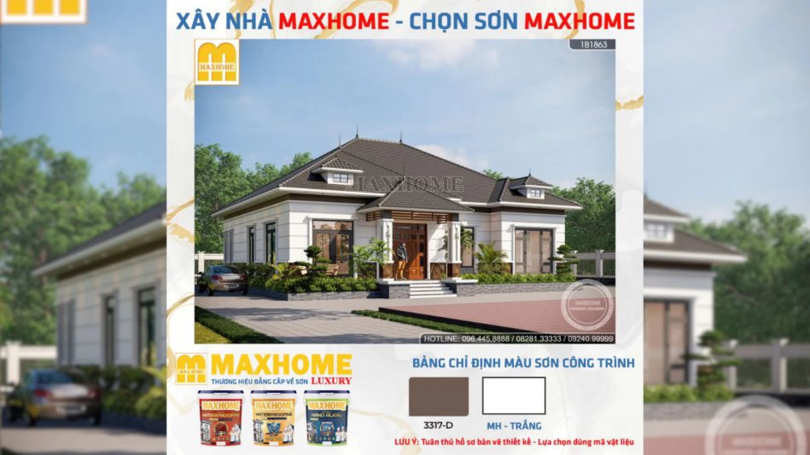 Tham khảo mặt bằng nhà cấp 4 5 phòng ngủ full chi tiết từng góc nhà | MH04640