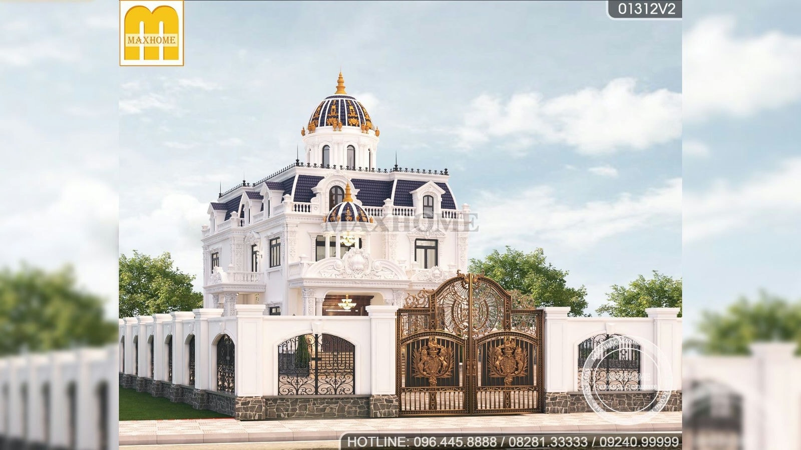 6,9 tỷ trọn gói lâu đài tân cổ điển đẹp lung linh tại Bình Phước | MH01612