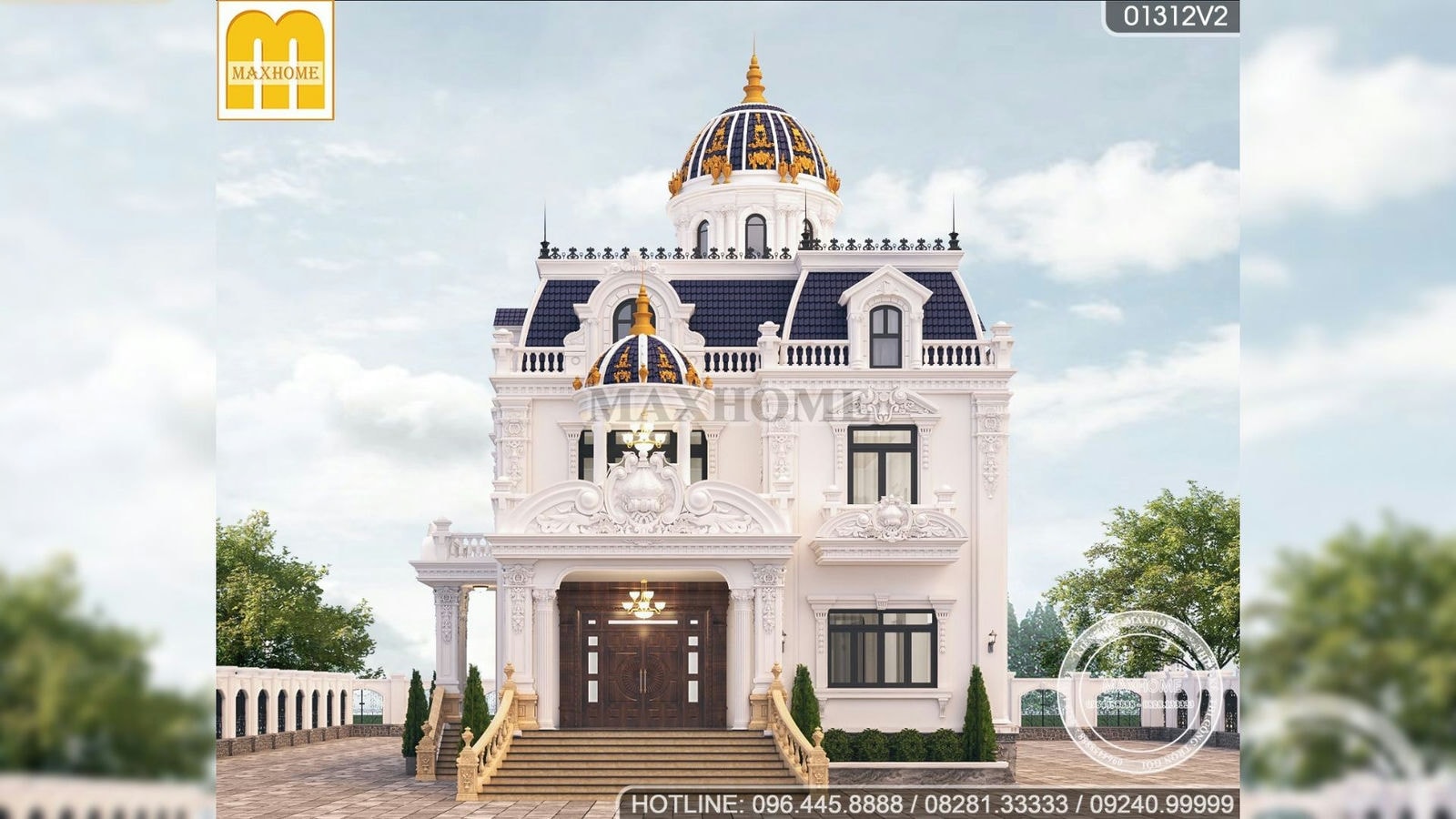 6,9 tỷ trọn gói lâu đài tân cổ điển đẹp lung linh tại Bình Phước | MH01612