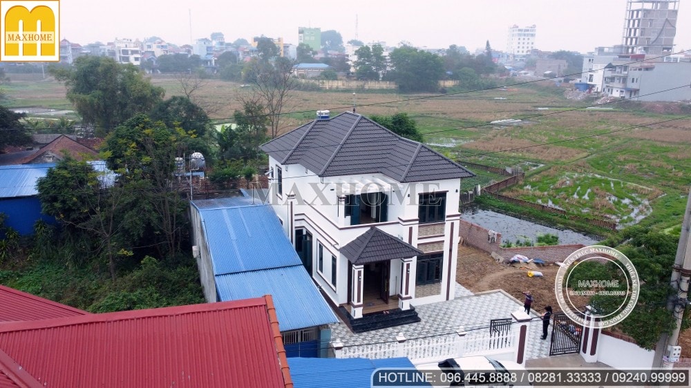 Maxhome thi công trọn gói nhà 2 tầng mái Nhật siêu đẹp tại Thái Nguyên
