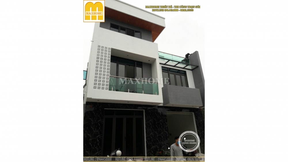 Maxhome lên phương án xây nhà phố 3 tầng lớn tại Phú Thọ