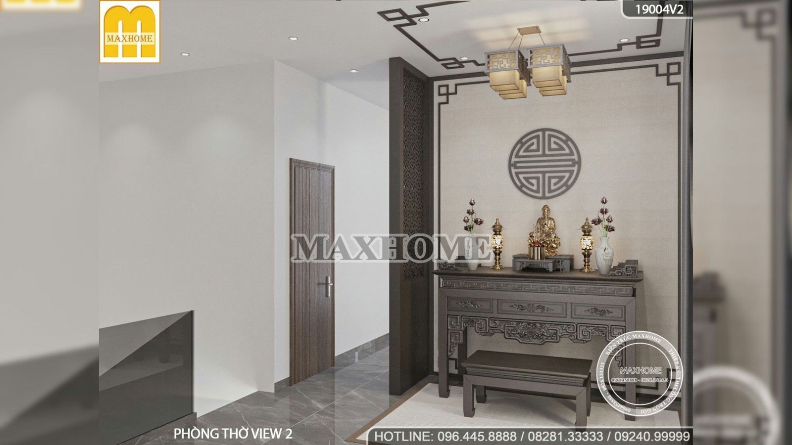Bài trí nội thất hiện đại cho căn nhà 2 tầng đẹp ở Cà Mau | MH02070