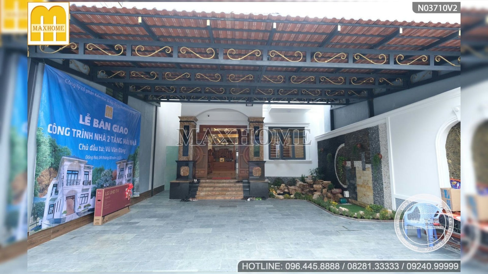 BÀN GIAO nhà mái Nhật cực sang trọng và phá cách ở Đồng Nai | MH01696