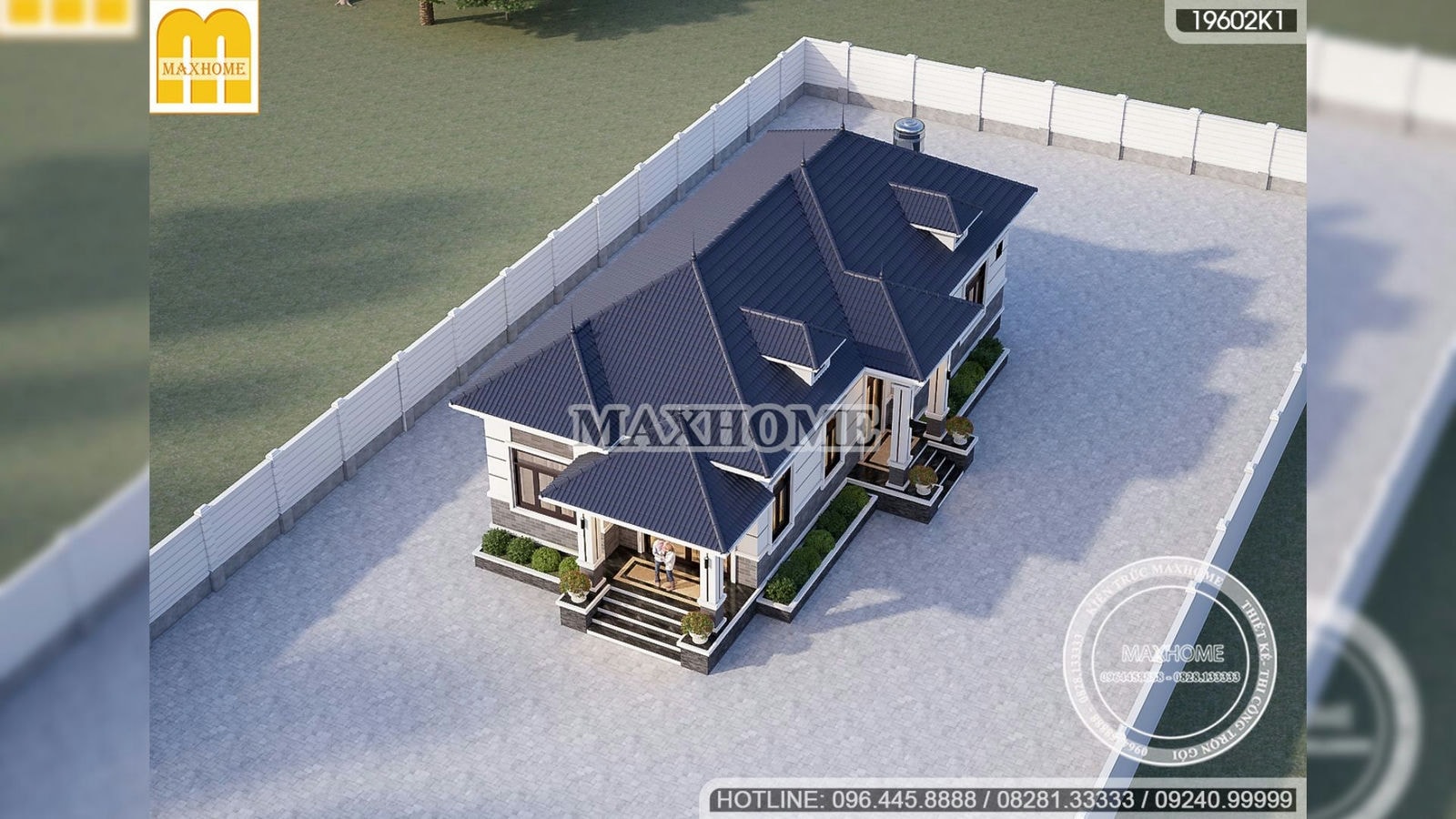 Bản thiết kế nhà 1 tầng full công năng tiện ích cho mọi gia đình | MH02241