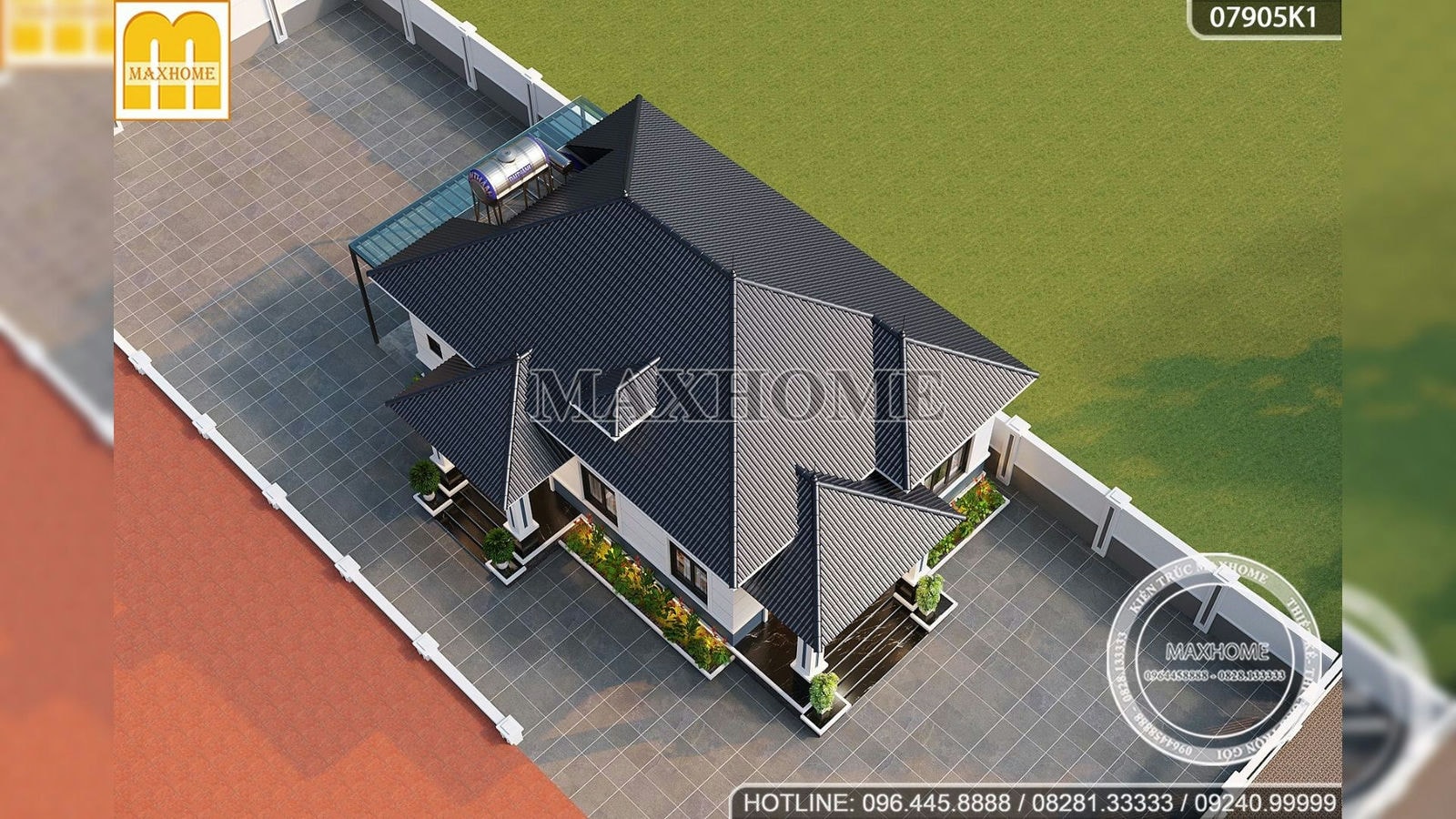 Bản vẽ nhà mái Nhật 1 tầng đẹp độc đáo chi phí rẻ | MH01891