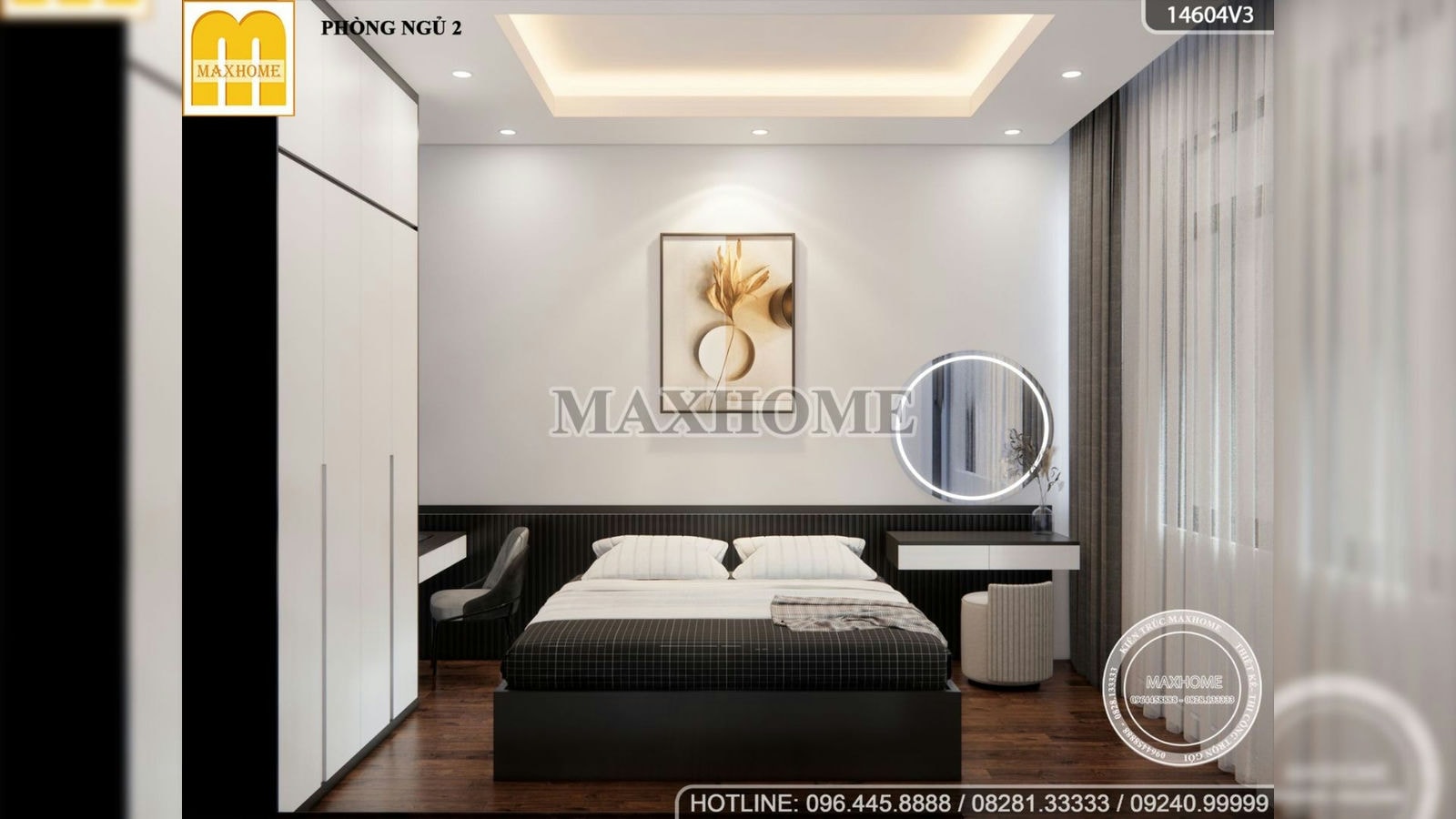 Bộ nội thất nhà phố 2 tầng 1 tum Hiện Đại và Tiện Nghi có giá từ 290 triệu | MH01917