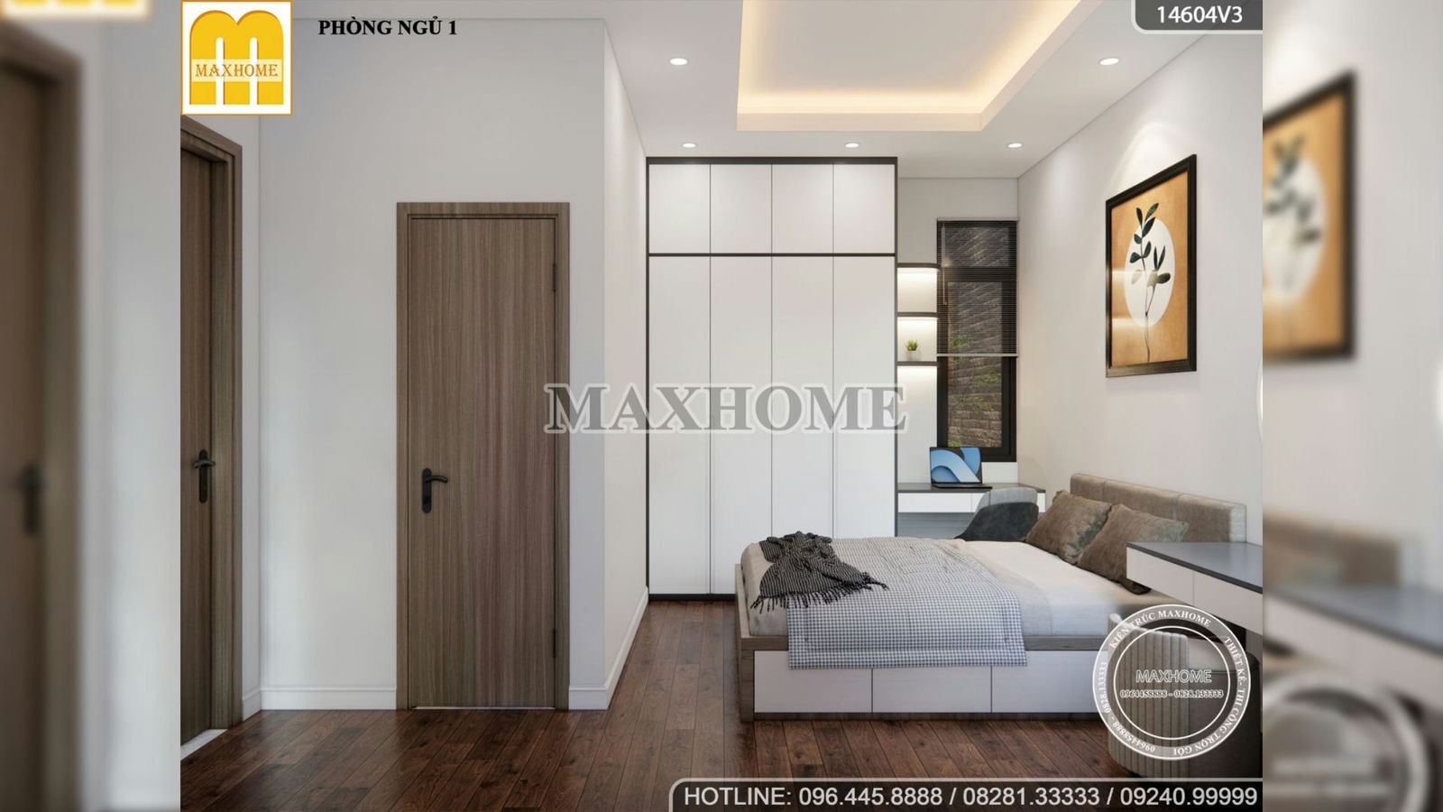 Bộ nội thất nhà phố 2 tầng 1 tum Hiện Đại và Tiện Nghi có giá từ 290 triệu | MH01917