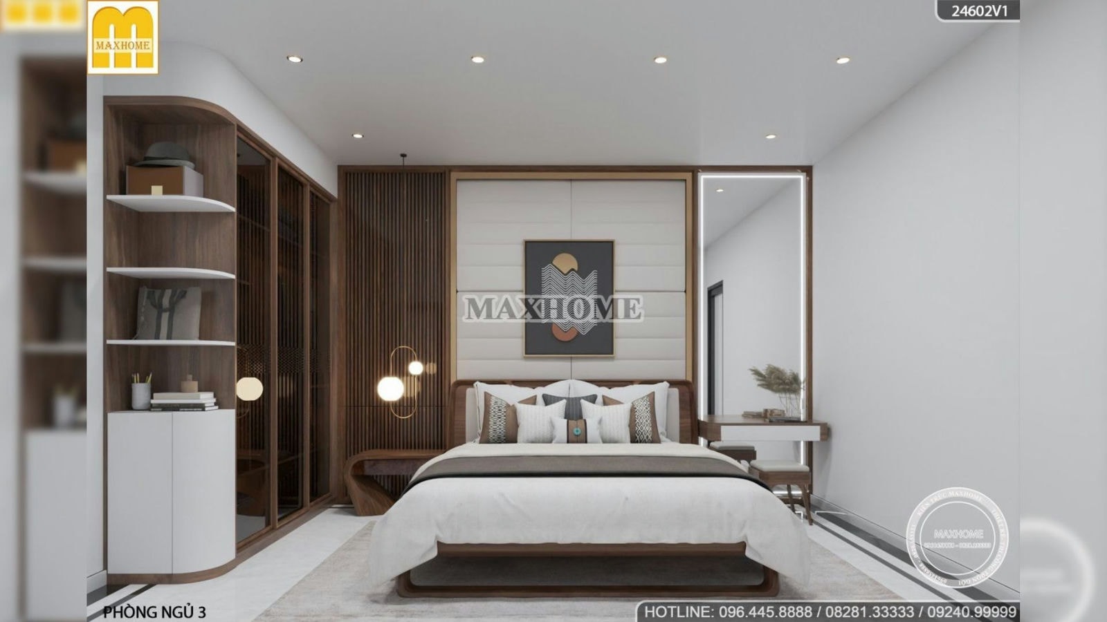 Bộ nội thất nhẹ nhàng và tinh tế từ gỗ có giá từ 290 triệu