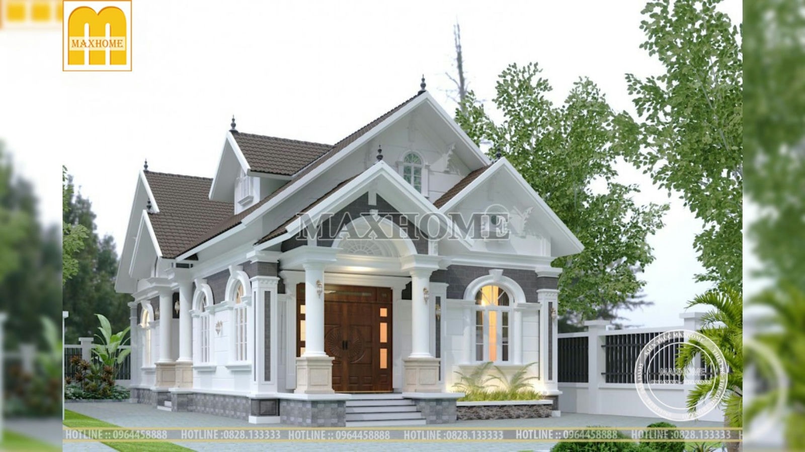 Căn nhà mái Thái tân cổ điển đẹp siêu lòng người