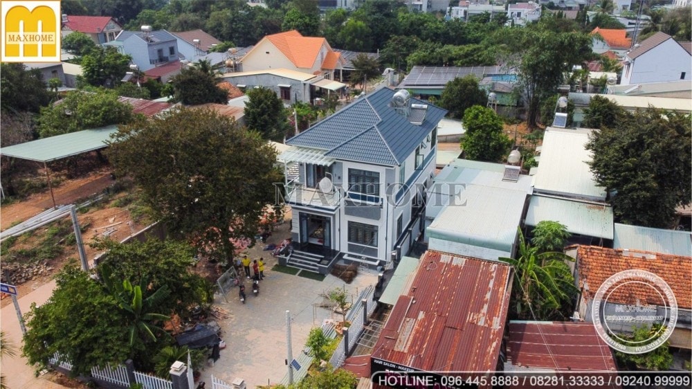Chỉ từ 1,8 tỷ trọn gói nhà mái Nhật 2 tầng tại Bình Phước