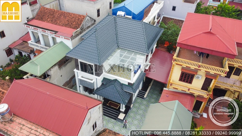 Công trình mái Nhật hiện đại 2 tầng mơ ước của nhiều gia đình