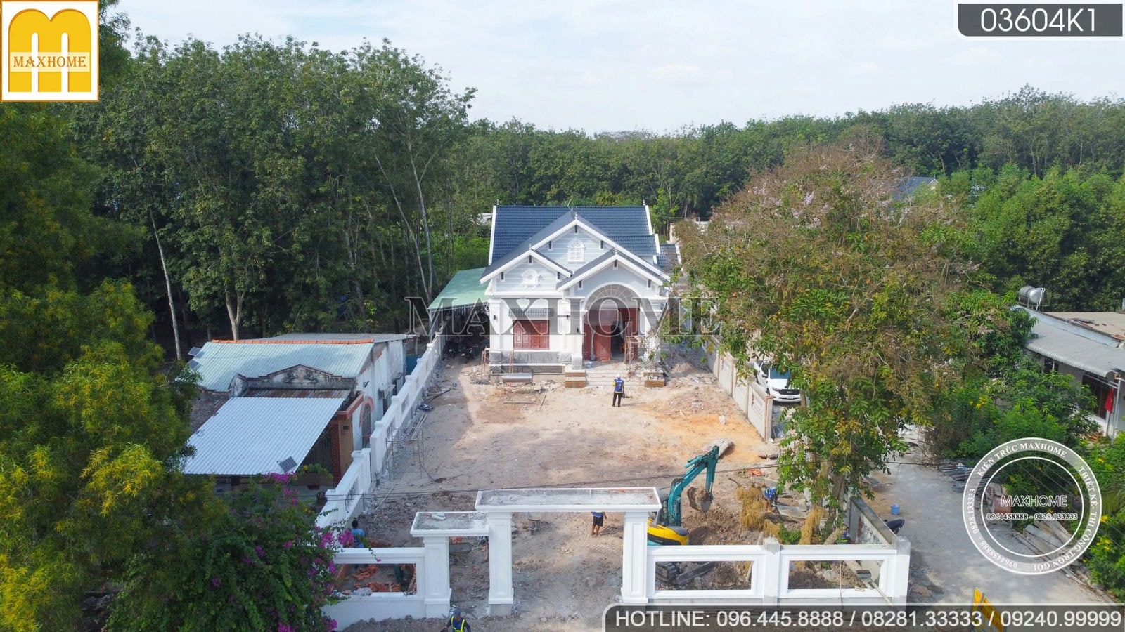 ĐẸP XUẤT SẮC nhà vườn mái Thái Maxhome thi công trọn gói tại Bình Dương | MH01897