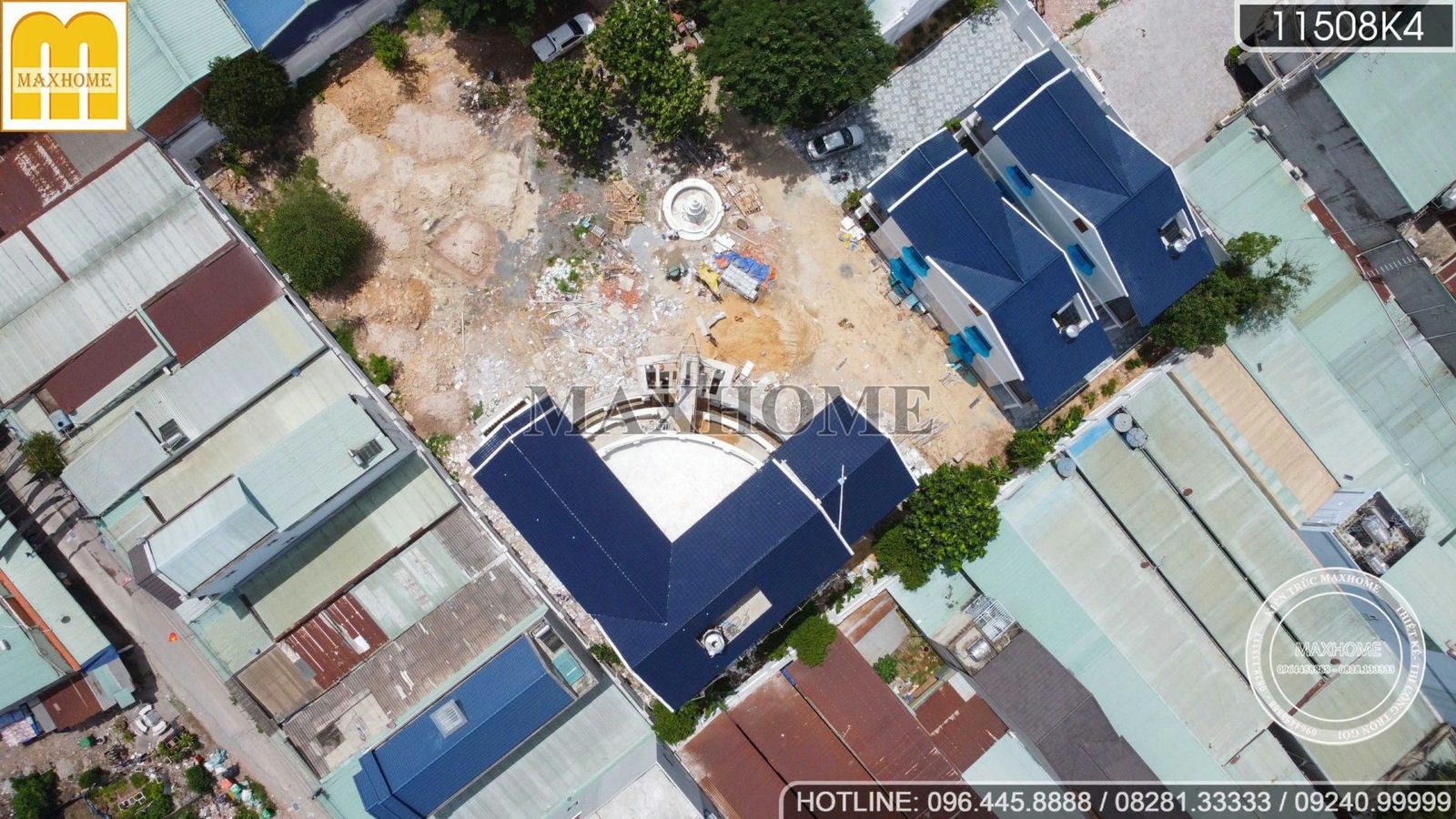 Ghé thăm tiến độ căn Biệt Thự Khổng Lồ tại Tân Uyên, Bình Dương | MH01375
