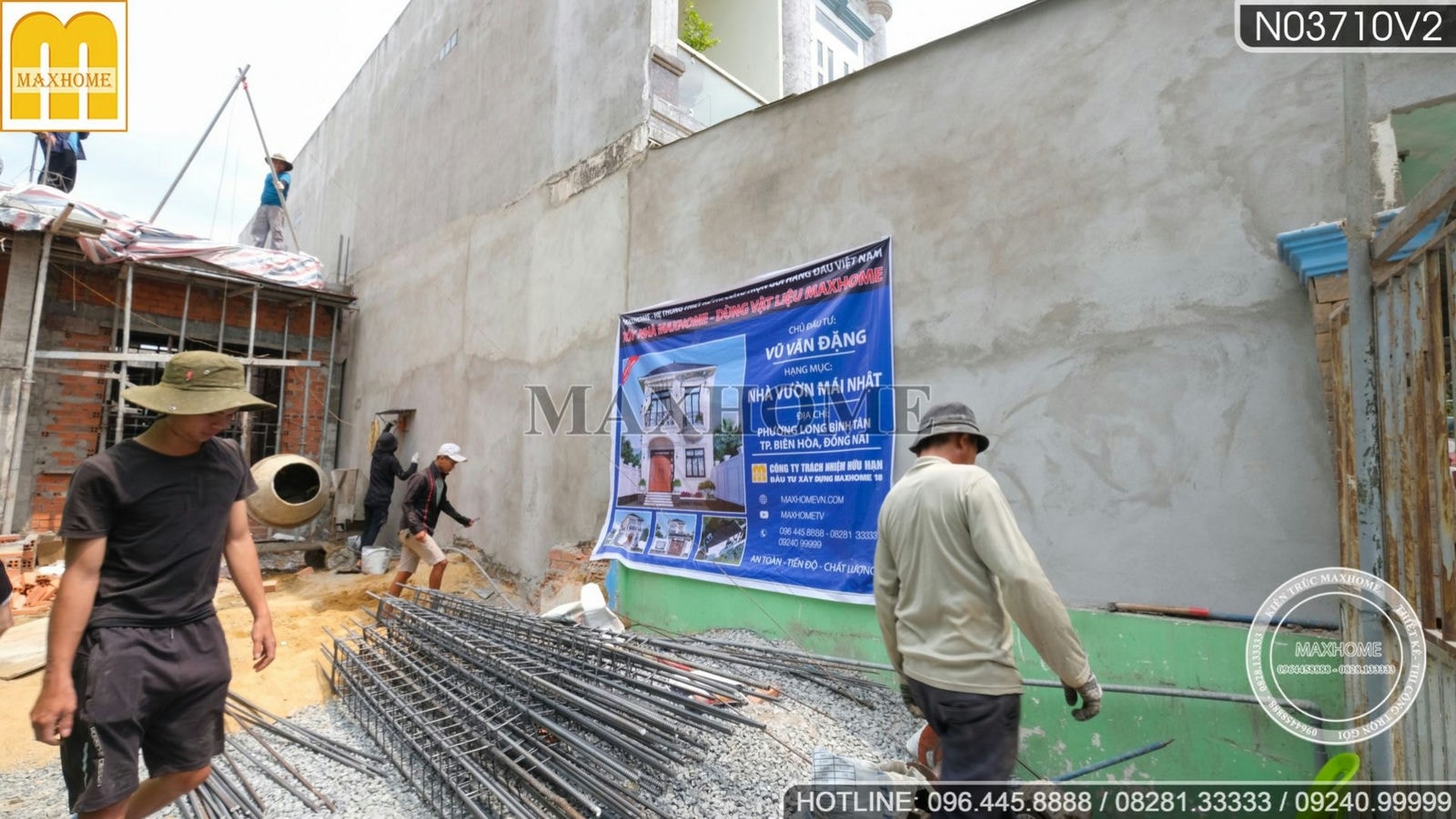 Ghé thăm tiến độ công trình mái Nhật hoành tráng nhất khu phố Biên Hòa | MH01696