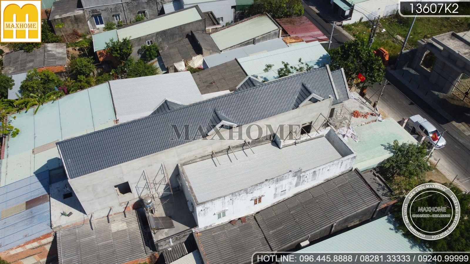 Ghé thăm tiến độ công trình nhà phố mái Thái tại Vũng Tàu I MH02267