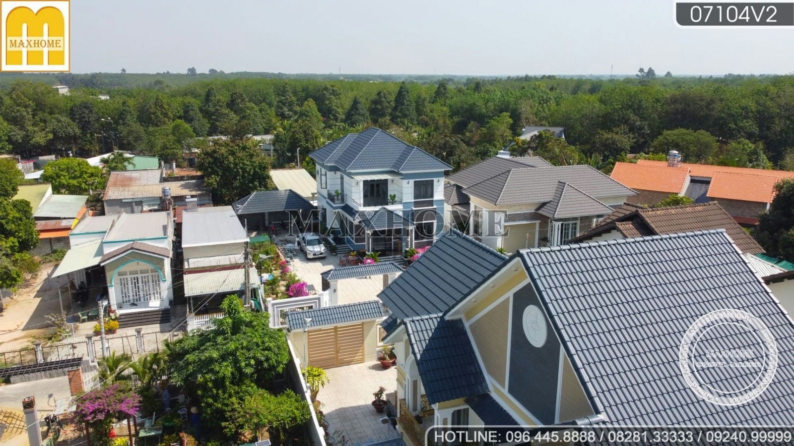 Hình ảnh thực tế hoàn thiện mẫu nhà mái Nhật đẹp nhất khu phố