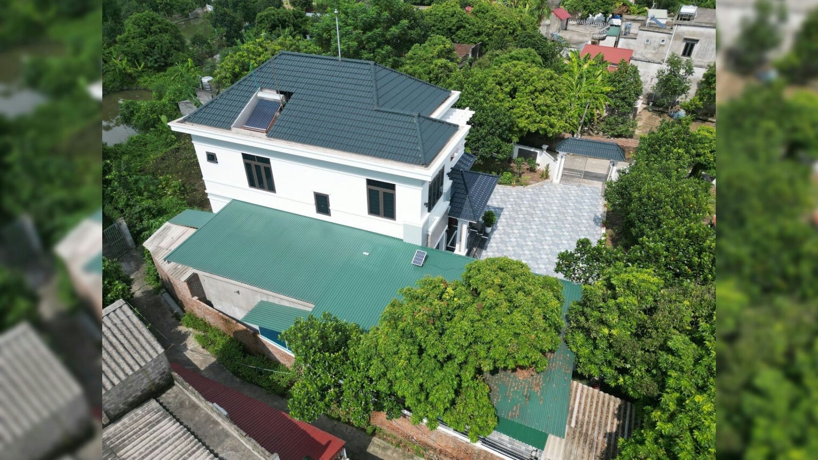 Hoàn thiện mẫu nhà 2 tầng mái Nhật đẹp hiện đại FULL công năng | MH02136