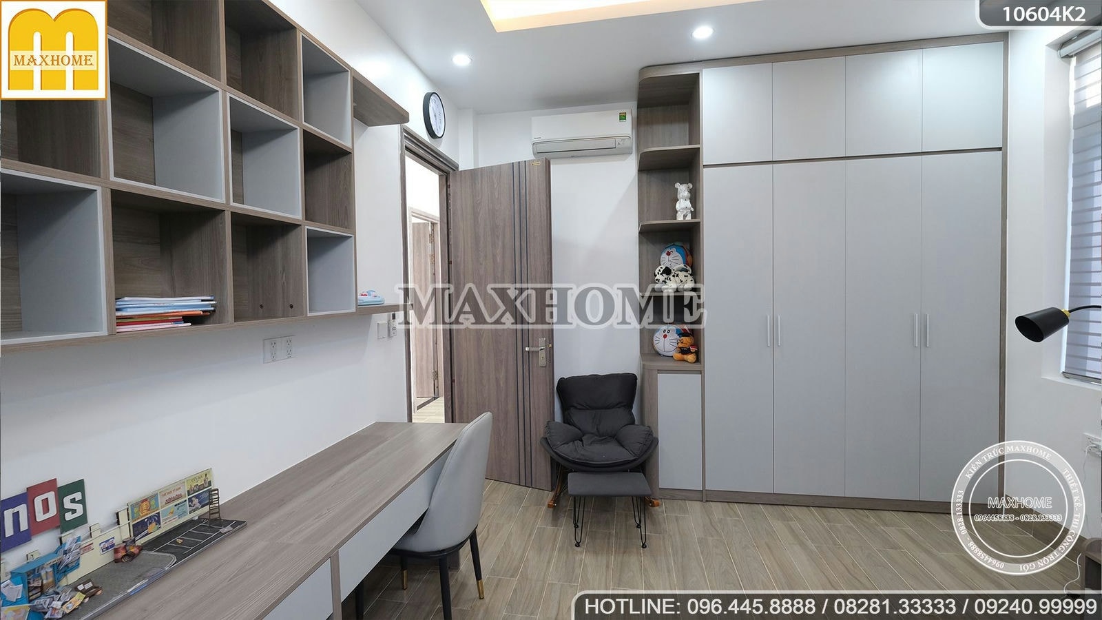 Hoàn thiện nội thất hiện đại cho biệt thự 2 tầng mái Nhật | MH02354
