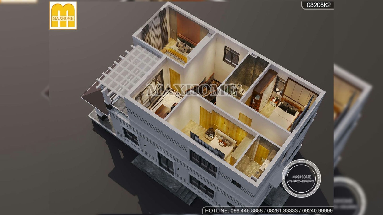 Khám phá mẫu nhà mái Nhật 2 tầng hiện đại giá rẻ chỉ từ 1,5 tỷ | MH02422
